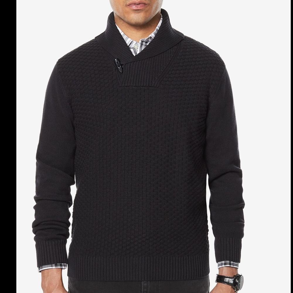 NEW Sean John Shawl-Collar Men's Sweater